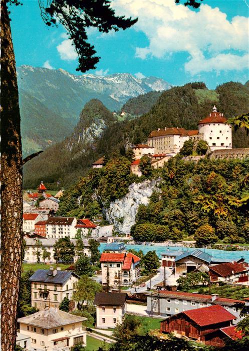 Kufstein Tirol AT mit Festung und Kaisergebirge