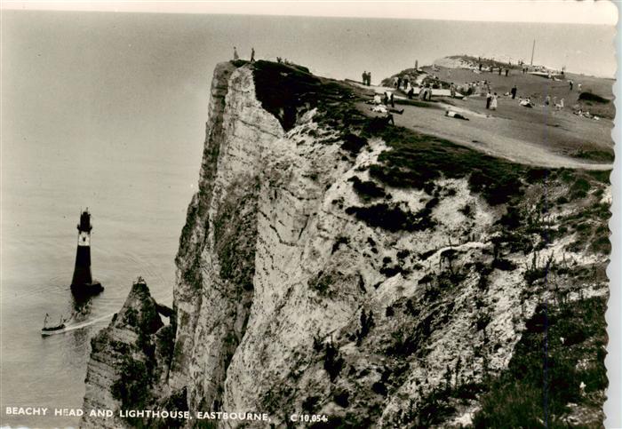Eastbourne  Sussex UK Beachy Head and Lighthouse