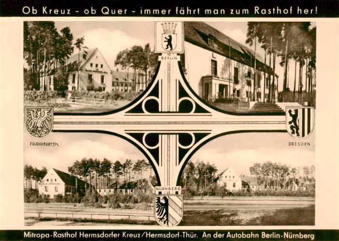 Hermsdorfer Kreuz Autobahn Schleifreisen Mitropa Rasthof Hermsdorfer Kreuz Berli