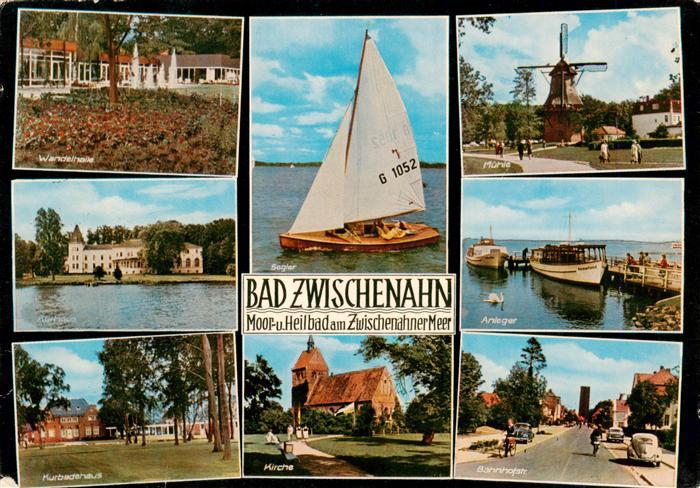 Bad Zwischenahn Wandelhalle Rathaus Kurbadehaus Segler Kirche Muehle Anleger Bah