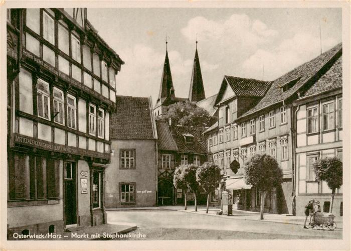 Osterwieck Markt mit Stephanikirche