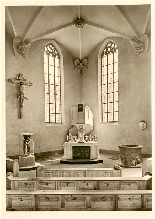 FREUDENSTADT BW Ev Stadtkirche Inneres Kanzelecke