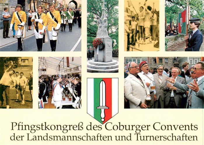 Coburg Bayern Pfingskongress des Coburger Convents der Landsmannschaften und Tu