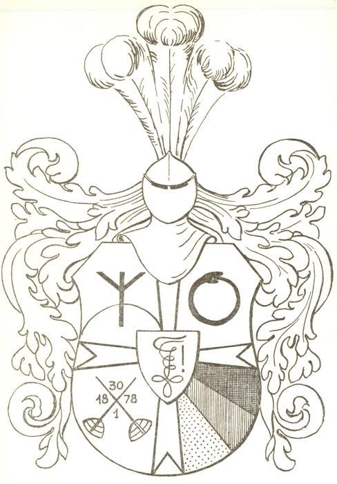 Klagenfurt Woerthersee AT Wappen der Burschenschaft Tauriska