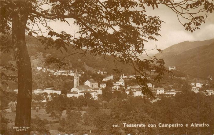 Tesserete TI con Campestro e Almatro