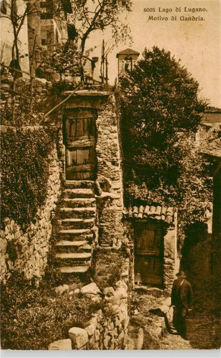 Gandria Lago di Lugano Motivo di Gandria