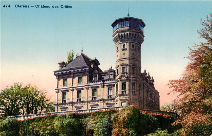 Clarens  Montreux VD Chateau des Cretes