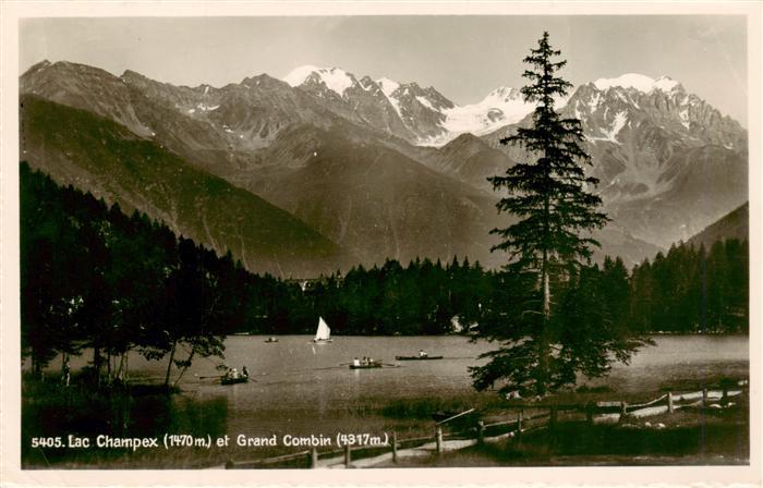 Lac Champex VS et Grand Combin