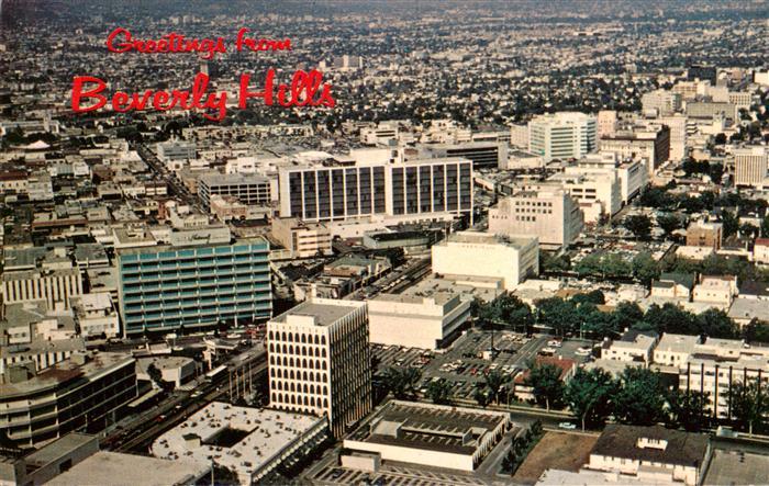 Beverly Hills California USA Fliegeraufnahme