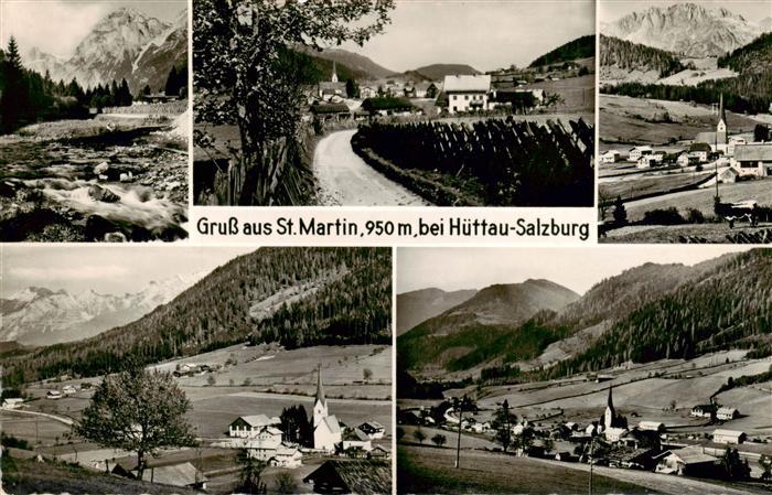 Huettau Salzburg AT St Martin Teilansichten Panorama