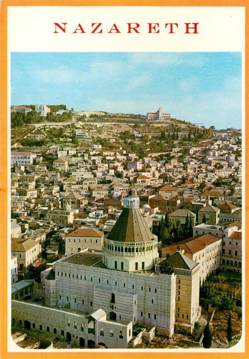 Nazareth  Israel Fliegeraufnahme