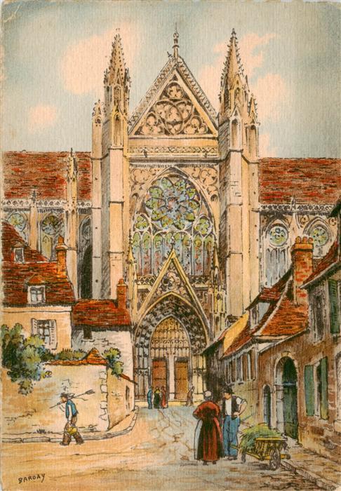 Auxerre 89 Yonne La Cathedrale Saint Etienne