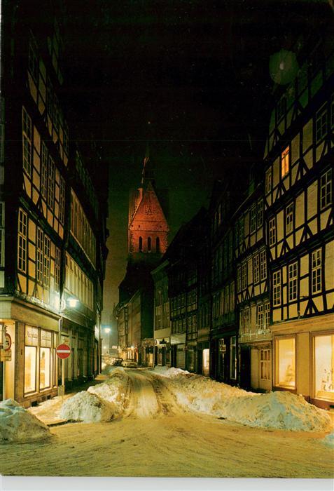 HANNOVER  CITY Verschneite Kramerstrasse