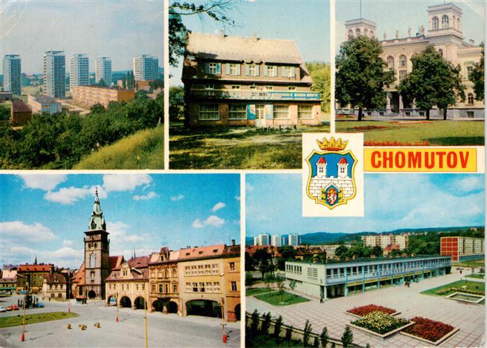 Chomutov Komotau CZ Orts und Teilansichten