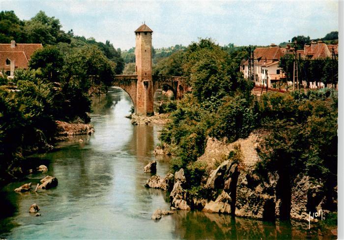 Orthez 64 Le vieux Pont sur le Gave de Pau