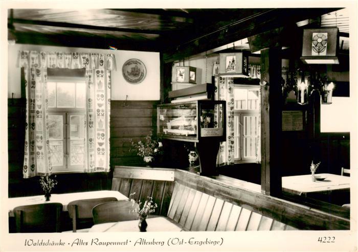 Altenberg  Osterzgebirge Waldschaenke Altes Raupennest