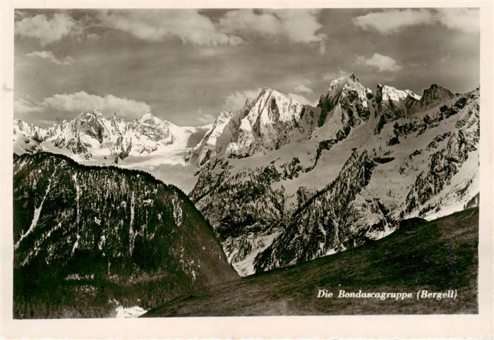 Bergell GR Die Bondascagruppe