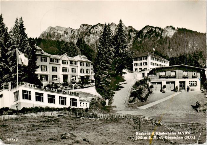 Alvier 2343m SG Kurhaus und Kinderheim Alvier