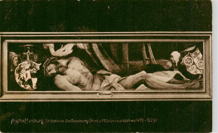 Aschaffenburg Main Stiftskirche Die Beweinung Christi Gemaelde