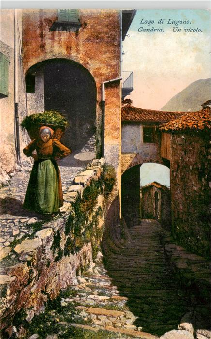 Gandria Lago di Lugano Un vicolo