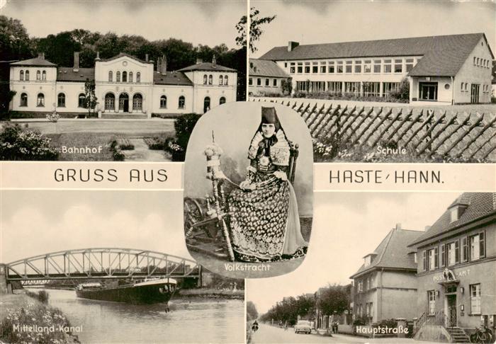 Haste Hannover Wunstorf Bahnhof Schule Mittelland Kanal Hauptstrasse