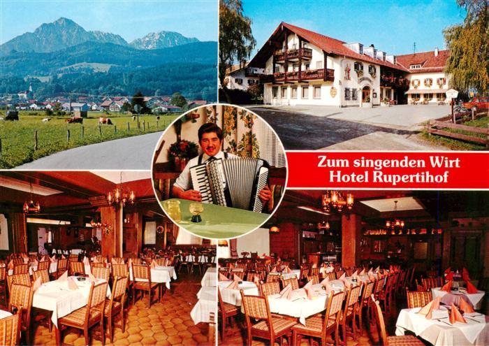 Ainring Berchtesgaden Bayern Hotel Rupertihof Gastraeume Singender Wirt