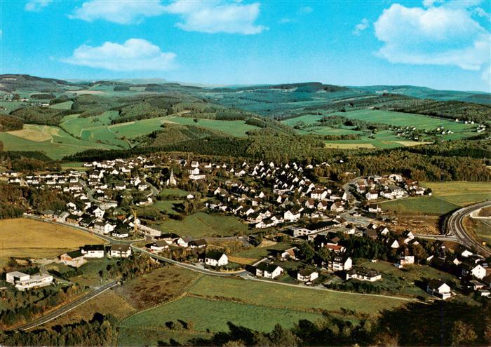 Olpe  Stadt Fliegeraufnahme