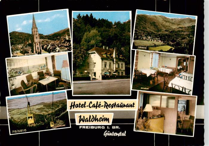 Guenterstal Freiburg Muenster Hotel Cafe Waldheim Gaststube Schauinslandbahn Pan