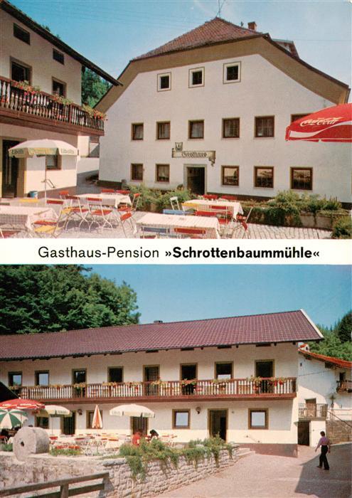 Fuersteneck Bayern Gasthaus Pension Schrottenbaummuehle Terrasse