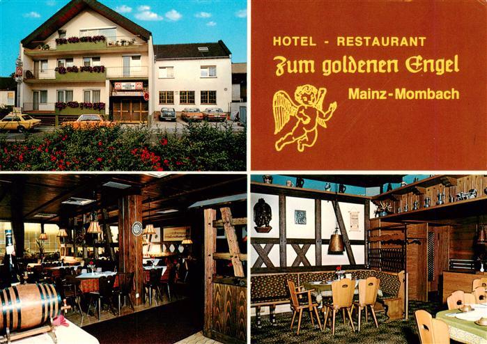 Mombach Mainz Rhein Hotel Restaurant Zum goldenen Engel Gastraeume
