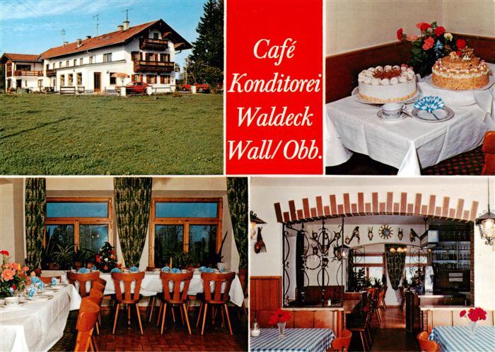 Wall Miesbach Cafe Konditorei Waldeck Gastraeume Kuchentheke