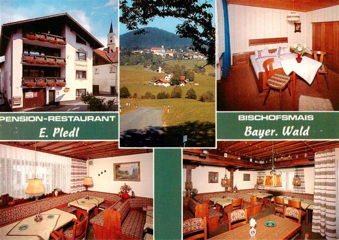 Bischofsmais Pension Restaurant Pledl Gastraeume Zimmer
