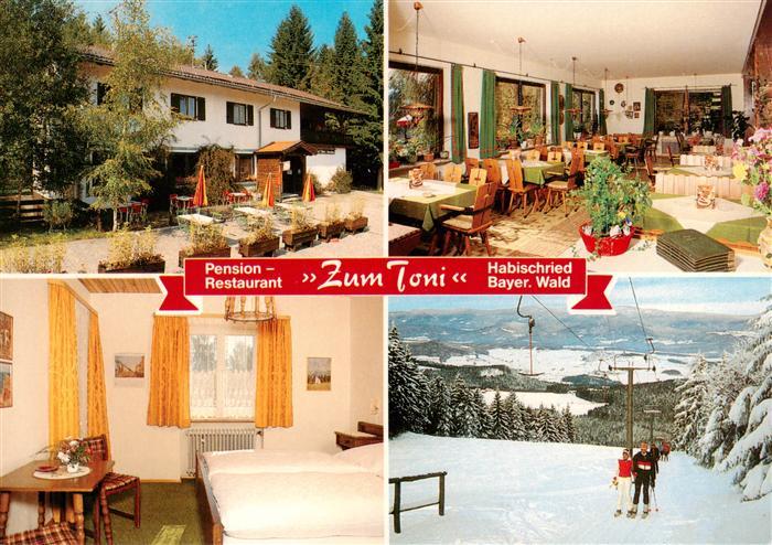 Habischried Niederbayern Pension Restaurant Zum Toni Gastraum Zimmer Schlepplift