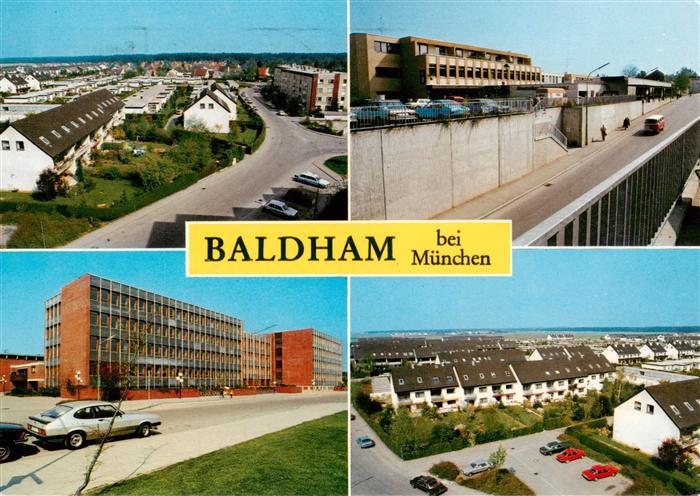 Baldham Vaterstetten Wohnzentrum im Muenchener Osten S-Bahn-Station