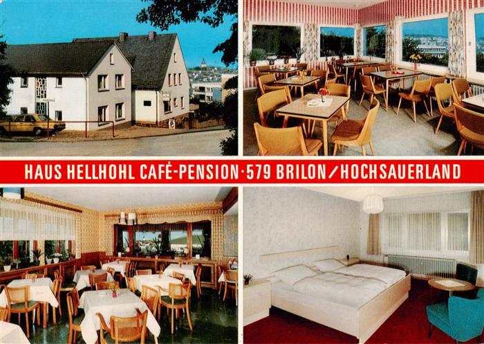 Brilon Hochsauerlandkreis NRW Haus Hellhohl Cafe Pension Gastraeume Gaestezimmer