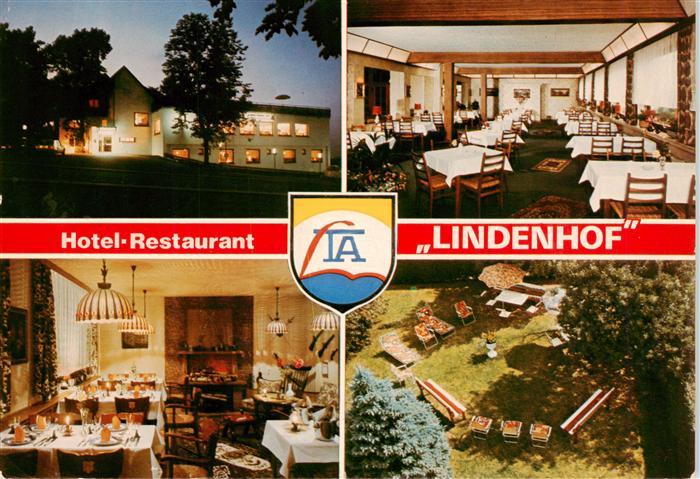Sundern Sauerland Hotel Restaurant Lindenhof Gastraeume Fliegeraufnahme