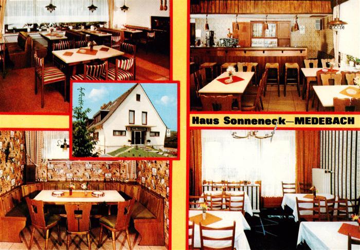 Medebach Restaurant Cafe Haus Sonneneck Gastraeume