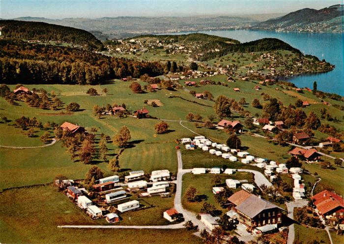 Krattigen BE Camping Stuhlegg Fliegeraufnahme