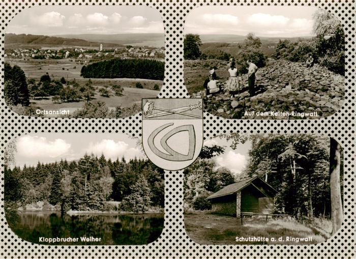 Otzenhausen Saar Nonnweiler Ortsansicht Auf dem Kelten Ringwall Kloppbrucher Wei