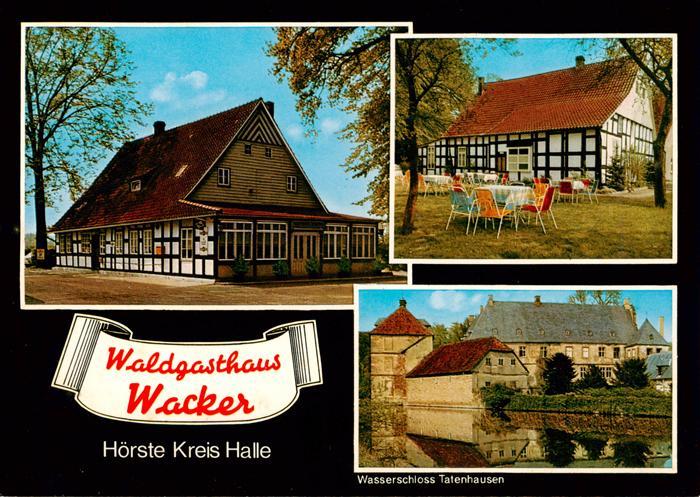 Hoerste Halle Waldgasthaus Wacker Freiterrasse Wasserschloss Tatenhausen