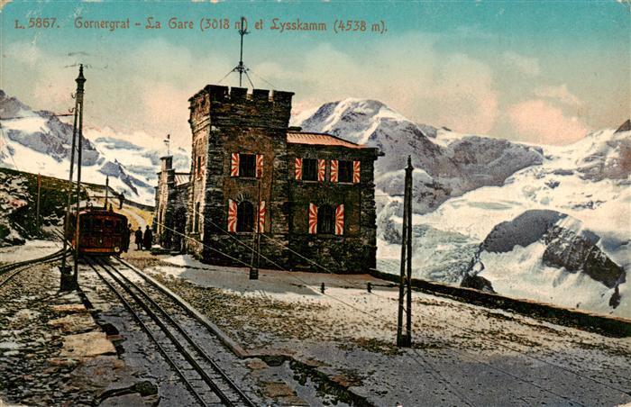 Gornergrat Zermatt VS La Gare et Lysskamm