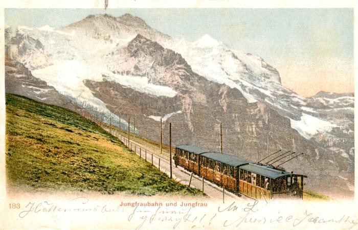 Jungfrau BE mit Jungfraubahn
