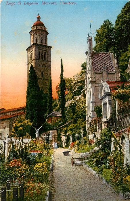 Morcote Lago di Lugano TI Cimitiere