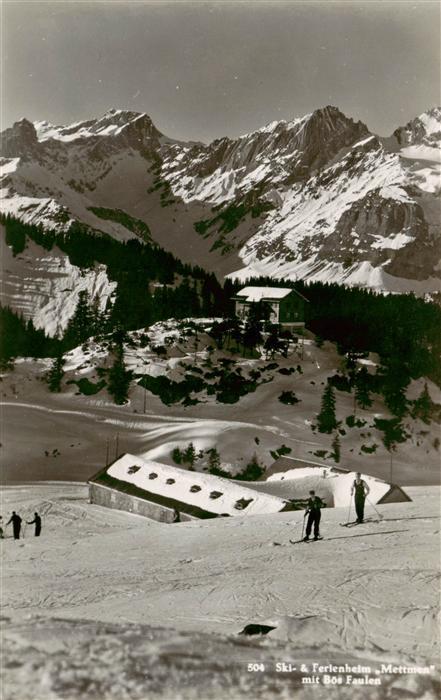 Braunwald GL Ski und Ferienheim Mettmen mit Boee Faulen