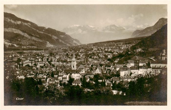 Chur GR Fliegeraufnahme