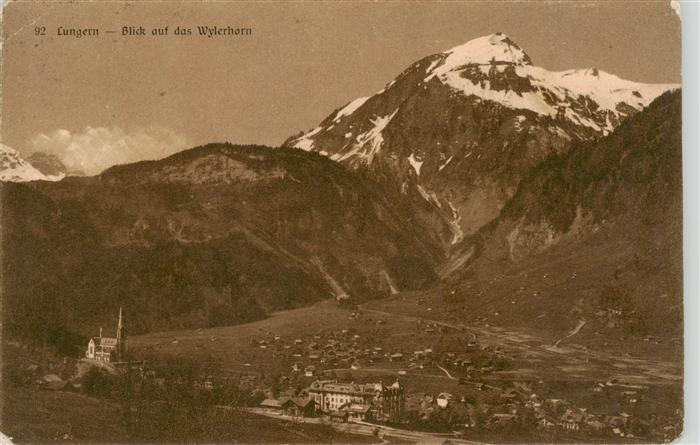 Lungern OW Blick zum Wylerhorn