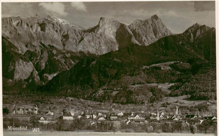 Maienfeld GR Panorama