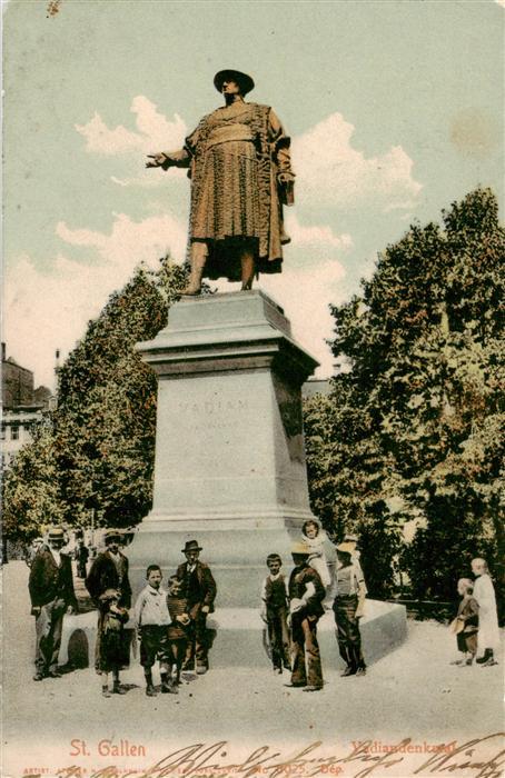 St Gallen SG Vadian Denkmal
