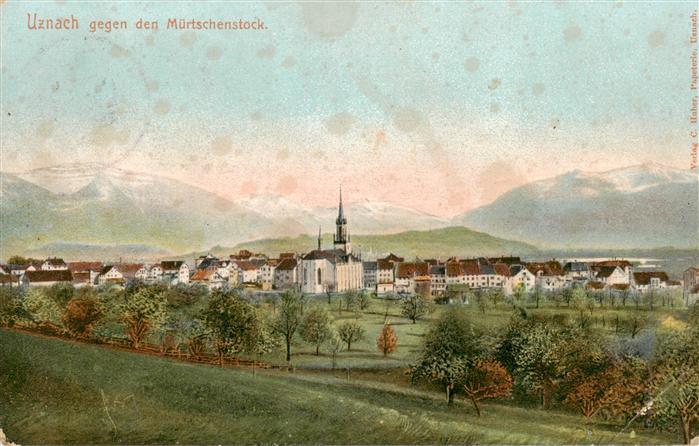 Uznach SG mit Muertenstock