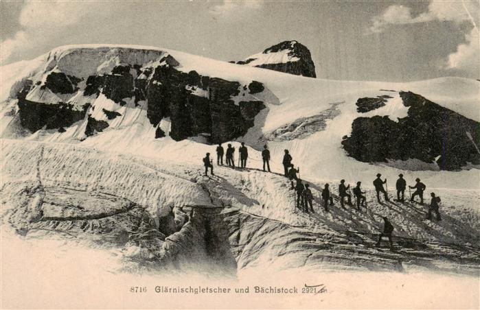 Glarus GL Glaernischgletscher und Baechistock